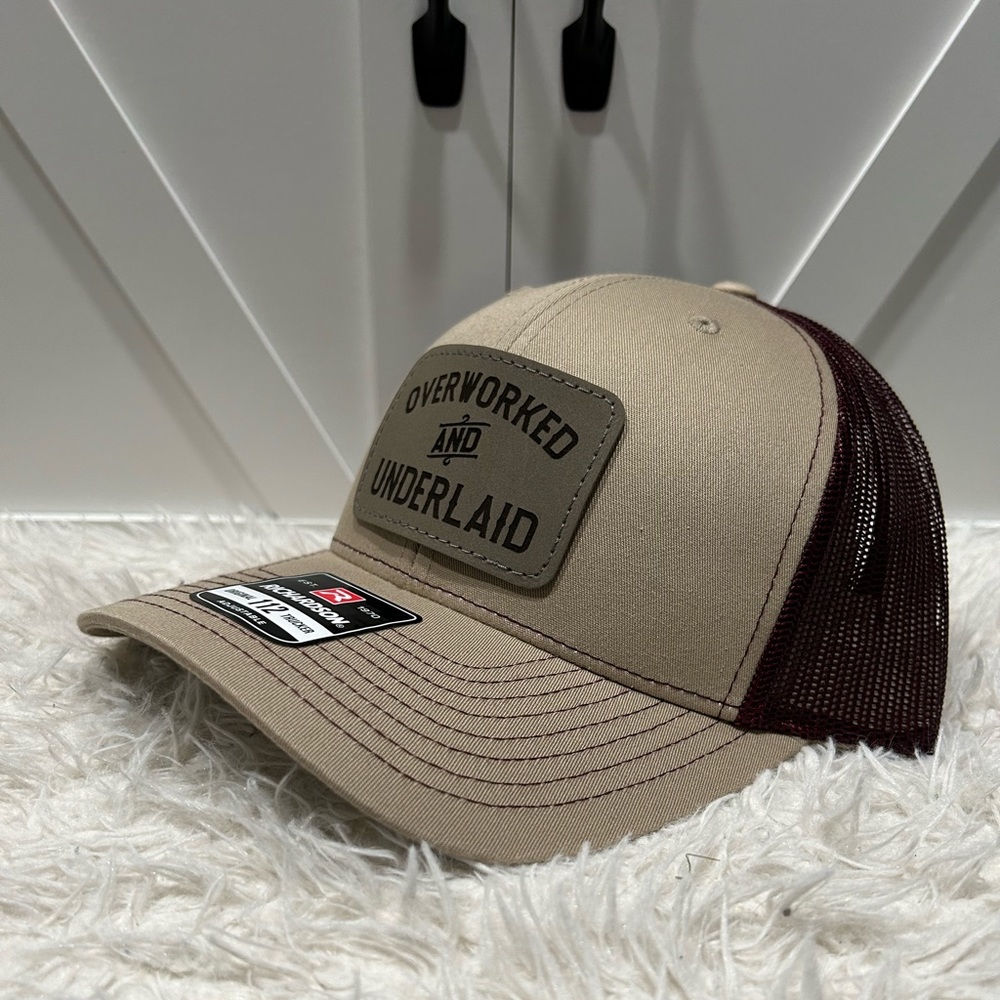 Trucker SnapBack Richardson 112 Hat. Overworked